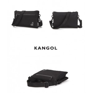Kangol Keeper Partition Partition Cross Bag - Black 3102